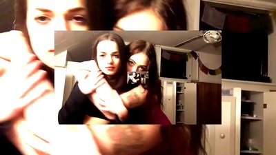 Dúas bragas emotivas morenas sexys seguen a ser unha puta peculiar